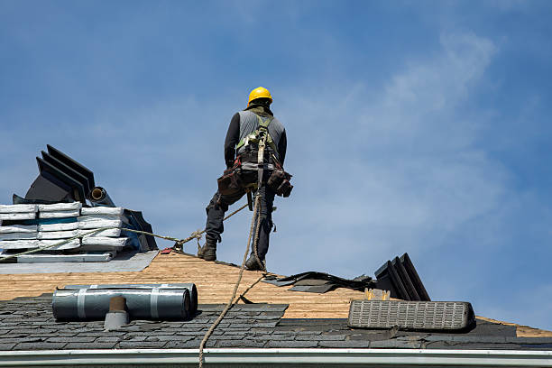 Professional Roof Installation technician working in Canyon, CA